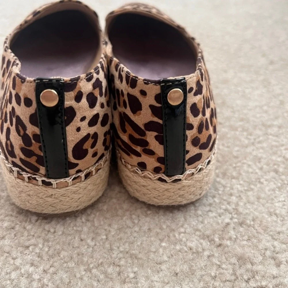 Dr.‎ Scholl's Leopard Espadrille Slip On Loafers Comfort Shoes Size 9.5